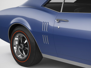 pontiac firebird 1967 3Dモデル