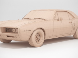 pontiac firebird 1967 3Dモデル