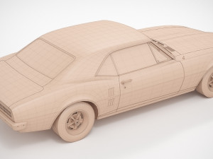pontiac firebird 1967 3Dモデル