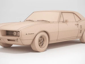 pontiac firebird 1967 3D Model