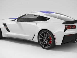 Chevrolet Corvette Grand Sport 2019 Modello 3D