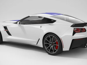 Chevrolet Corvette Grand Sport 2019 Model 3D