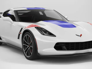 Chevrolet Corvette Grand Sport 2019 Model 3D