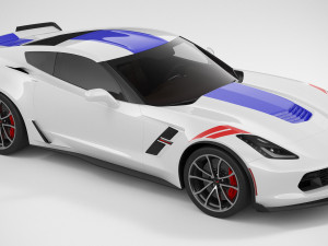 Chevrolet Corvette Grand Sport 2019 Modello 3D