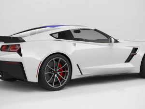 Chevrolet Corvette Grand Sport 2019 Model 3D