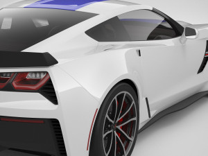 Chevrolet Corvette Grand Sport 2019 Modello 3D