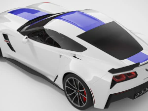 Chevrolet Corvette Grand Sport 2019 Model 3D