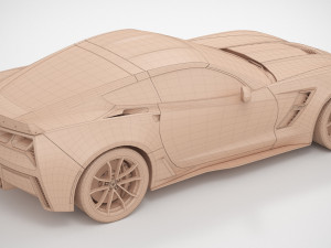 Chevrolet Corvette Grand Sport 2019 Modello 3D