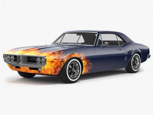 Pontiac Firebird 1967 Kustom Model 3D