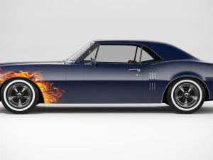 Pontiac Firebird 1967 Custom 3D Model