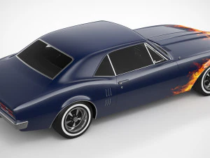 Pontiac Firebird 1967 Custom 3D Model