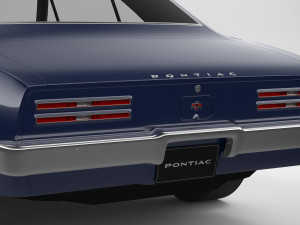 Pontiac Firebird 1967 Custom 3D मॉडल