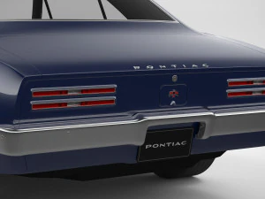 Pontiac Firebird 1967 Custom 3D Model
