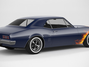 Pontiac Firebird 1967 Custom 3D मॉडल