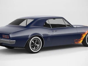 Pontiac Firebird 1967 Custom 3D Model