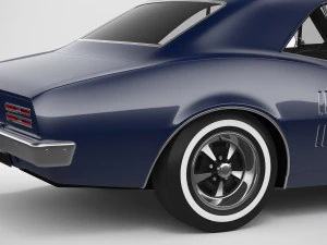 Pontiac Firebird 1967 Custom 3D Model