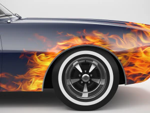 Pontiac Firebird 1967 Custom 3D Model