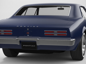 Pontiac Firebird 1967 Custom 3D मॉडल