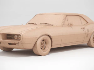 Pontiac Firebird 1967 Custom 3D Model
