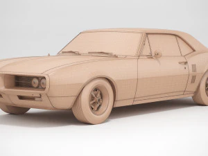 Pontiac Firebird 1967 Custom 3D Model