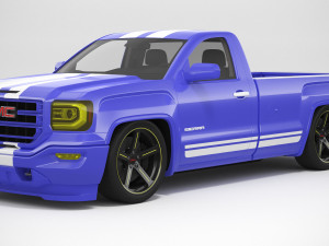 2018 GMC Sierra 1500 Custom 3D Model