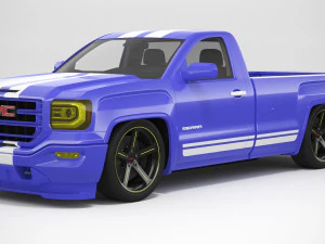2018 GMC Sierra 1500 personalizado Modelo 3D