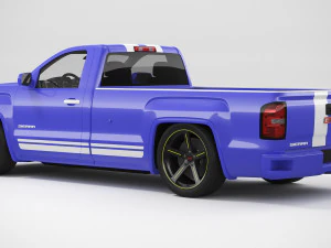 2018 GMC Sierra 1500 personalizado Modelo 3D