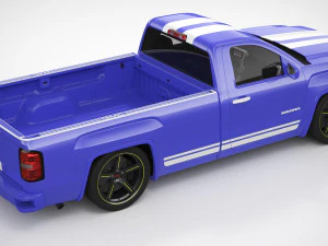 2018 GMC Sierra 1500 personalizado Modelo 3D