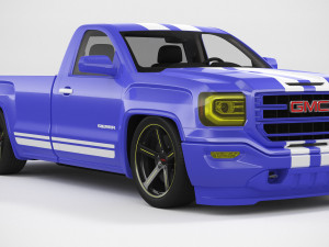2018 GMC Sierra 1500 Custom 3D Model