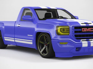 2018 GMC Sierra 1500 personalizado Modelo 3D