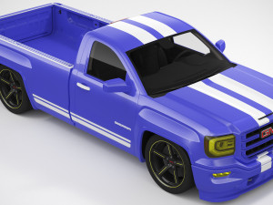 2018 GMC Sierra 1500 Custom 3D Model
