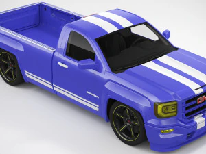 2018 GMC Sierra 1500 personalizado Modelo 3D