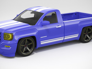 2018 GMC Sierra 1500 Custom 3D Model