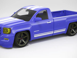 2018 GMC Sierra 1500 personalizado Modelo 3D