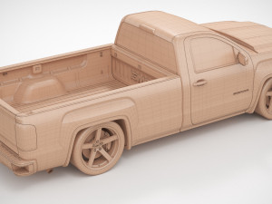 2018 GMC Sierra 1500 Custom 3D Model