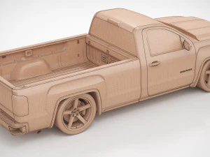 2018 GMC Sierra 1500 personalizado Modelo 3D