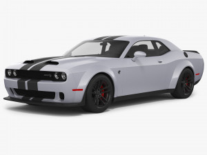 Dodge Challenger Hellcat Widebody 2022 3D Models