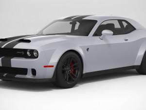 Dodge Challenger Hellcat Widebody 2022 3D-Modell