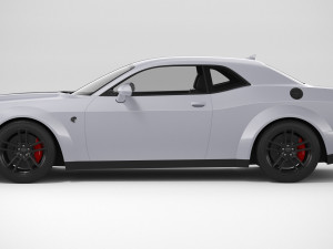 Dodge Challenger Hellcat Widebody 2022 3D-Modell