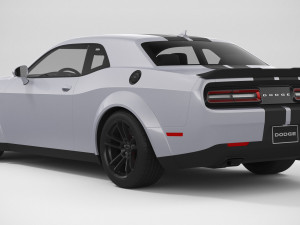 Dodge Challenger Hellcat Widebody 2022 3D-Modell