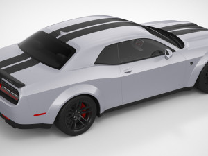 Dodge Challenger Hellcat Widebody 2022 3D-Modell