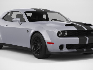 Dodge Challenger Hellcat Widebody 2022 3D-Modell