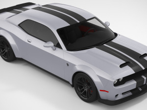 Dodge Challenger Hellcat Widebody 2022 3D-Modell