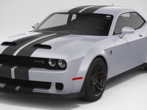 Dodge Challenger Hellcat Widebody 2022 3D-Modell