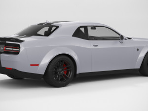 Dodge Challenger Hellcat Widebody 2022 3D-Modell