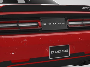 Dodge Challenger Hellcat 2022 Custom 3D Model