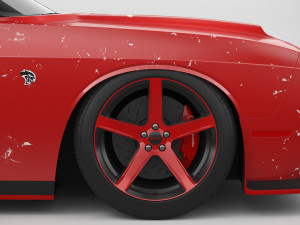 Dodge Challenger Hellcat 2022 Custom 3D Model