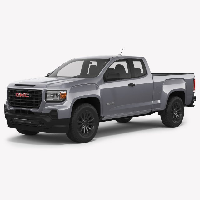 GMC Canyon 2022 3D Model .c4d .max .obj .3ds .fbx .stl .blend 