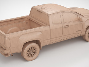 GMC Canyon 2022 3D Model