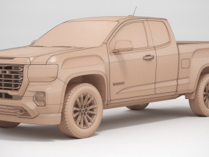 GMC Canyon 2022 3D Model